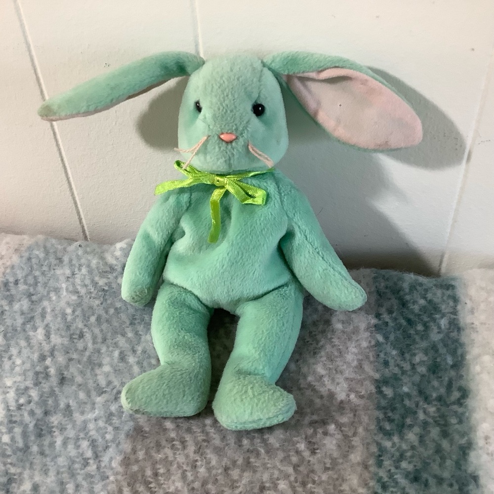 Ty Beanie Baby Hippity 4th Generation pvc pellet